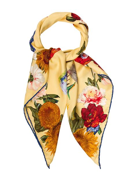 gucci shawl flowers 2018|Gucci Scarves, Silks, Stoles & Shawls for Women .